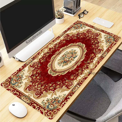 Retro Persian Carpet Mouse Pad for PC Gamer Rubber Keyboard Gaming Speed Mouse Mat Office Desk Mat