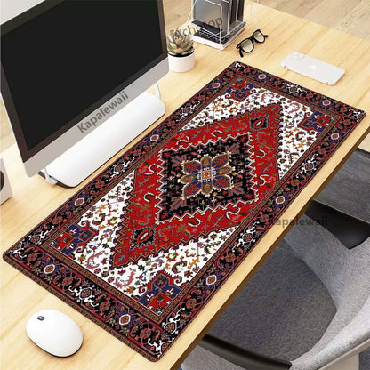 Retro Persian Carpet Mouse Pad for PC Gamer Rubber Keyboard Gaming Speed Mouse Mat Office Desk Mat